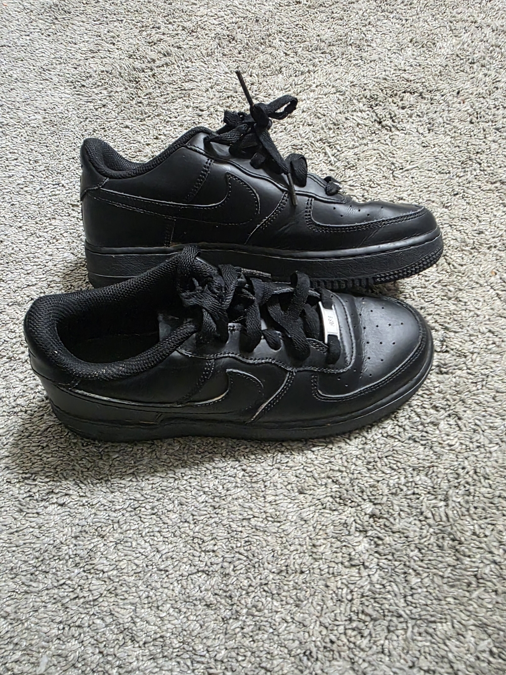 Nike Kids' All-Black Low-Top Sneakers